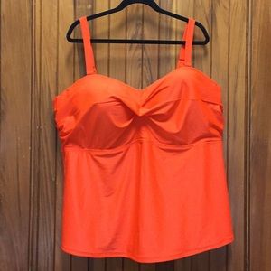 NWT Old Navy Orange Plus Size Swimsuit Top